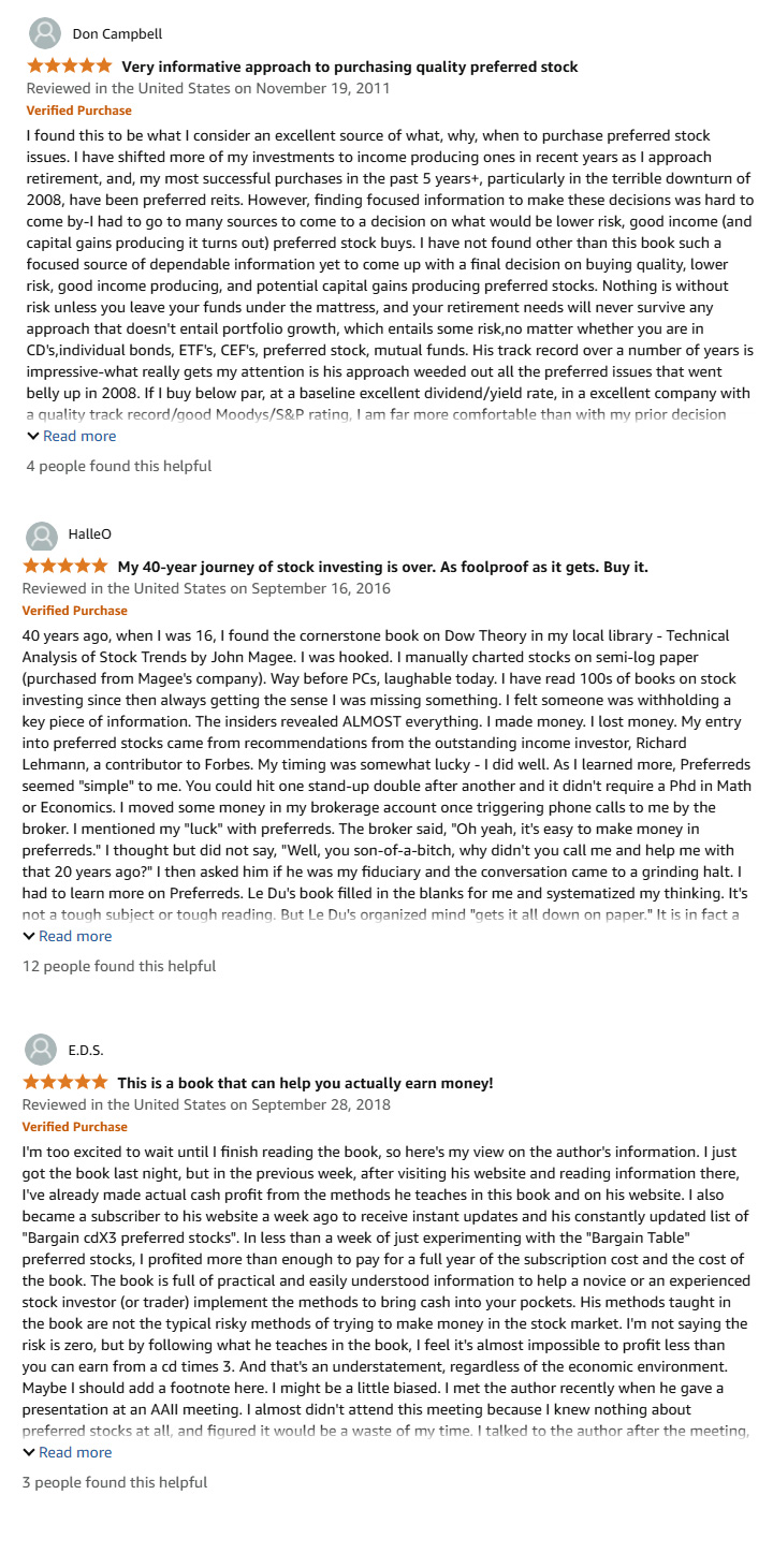 Top 5 Star Reviews